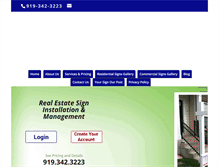Tablet Screenshot of ezsignservice.com